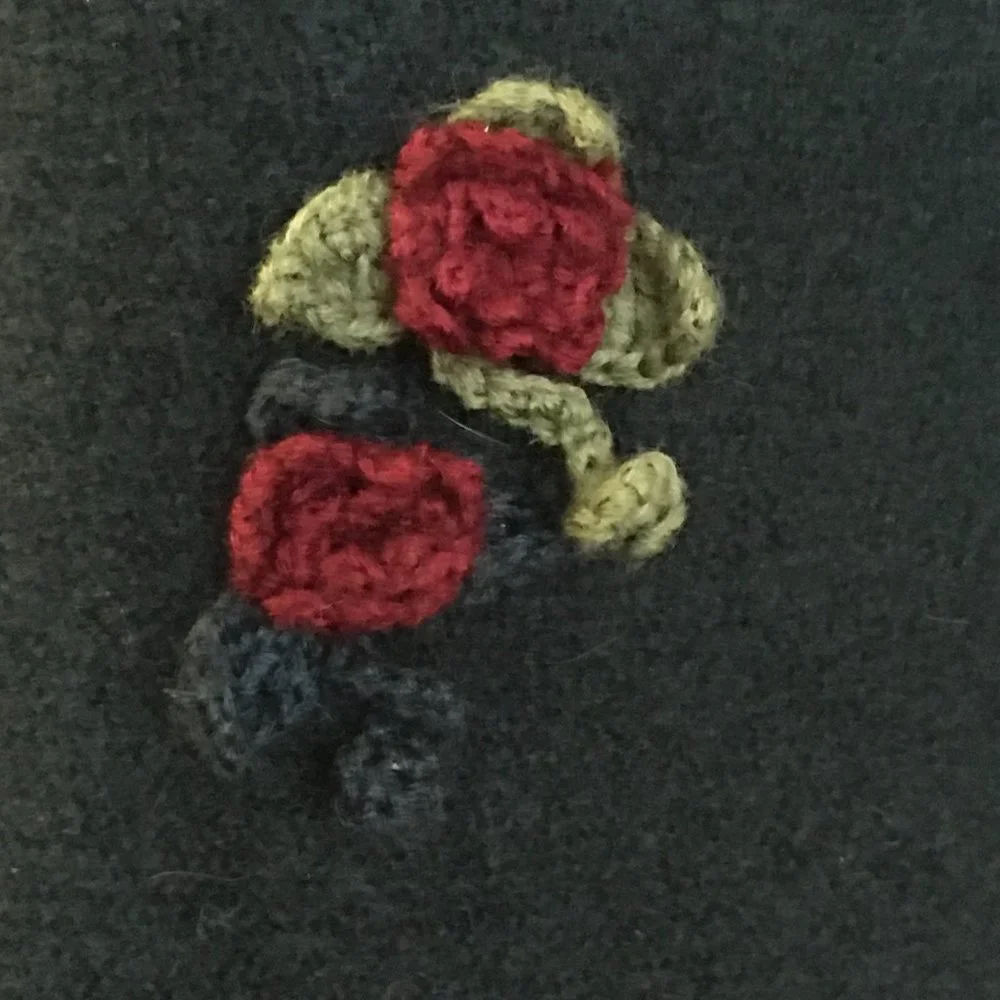 BCBG Deep Green Jacket with Red Trim   |  VINTAGE - Picture 5 of 12